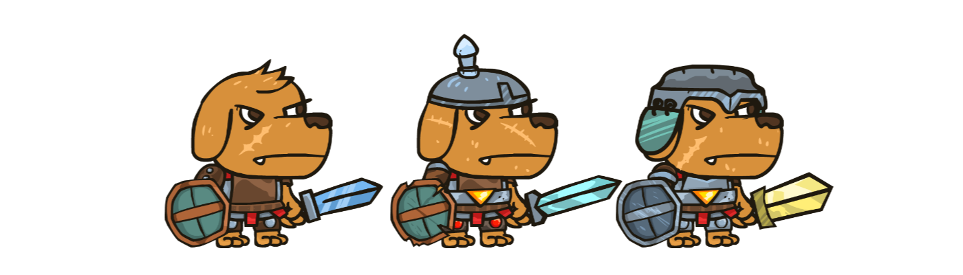 Armored Dog Character Asset